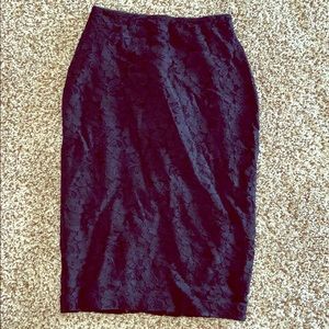 NWT Lace midi skirt